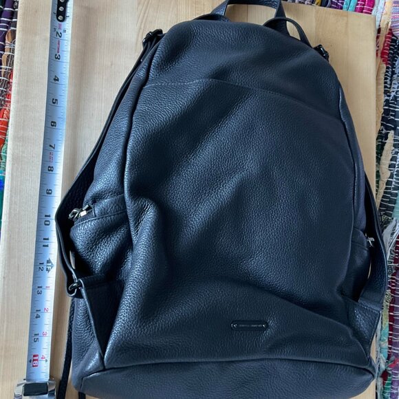 Rebecca Minkoff JUMBO Julian Black Leather Backpack - Picture 7 of 12